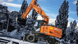 Hitachi Construction Mining Forestry New Equipment Wheeled Excavators