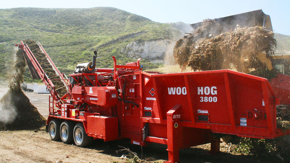 Morbark Horizontal Grinders 3800 WOOD HOG HORIZONTAL GRINDER