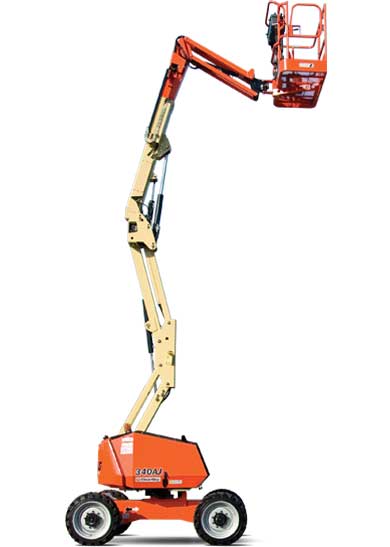 Engine powered boom lifts