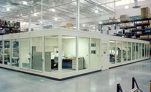 Warehouse Design Storage Handling Systems In-Plant Modular Office
